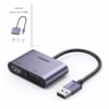 Adaptador USB a HDMI  VGA Ugreen CM Doble Pantalla para Mayor Productividad Ugreen