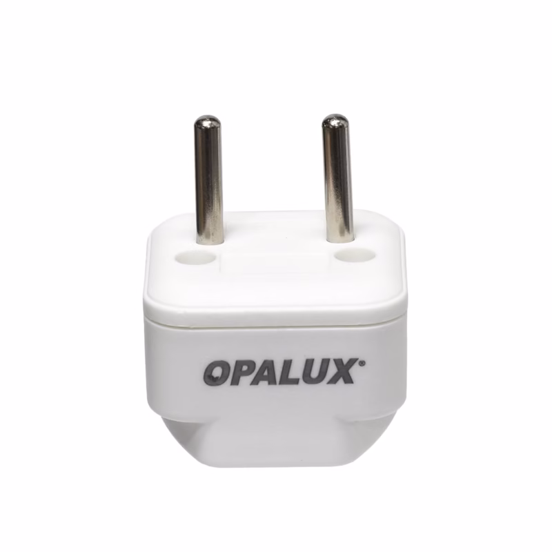 Adaptador de Enchufe Redondo a Universal Opalux OP M Tu Compañero de Viaje Ideal