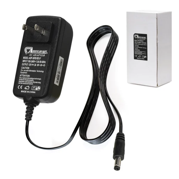 Adaptador de Voltaje 12V 3A American NET GP-305-12-3-L: Energía Confiable para tus Dispositivos, fuente de 12v3a