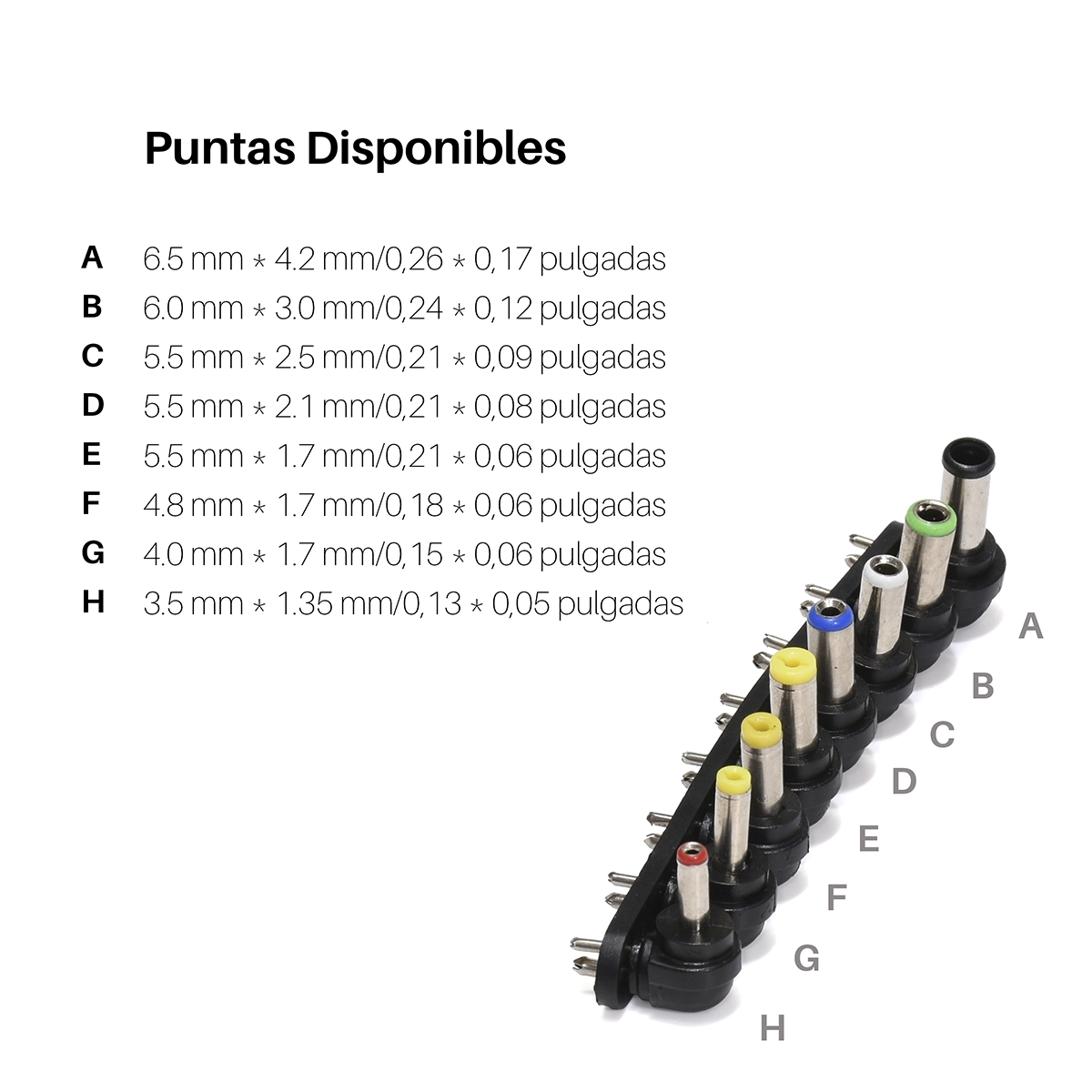 Adaptador de Voltaje Multifuncional High Full Max ZZ-HD50: Un Cargador para Todos tus Dispositivos, Adaptador de Alimentación Multifuncional, Adaptador de corriente para laptop