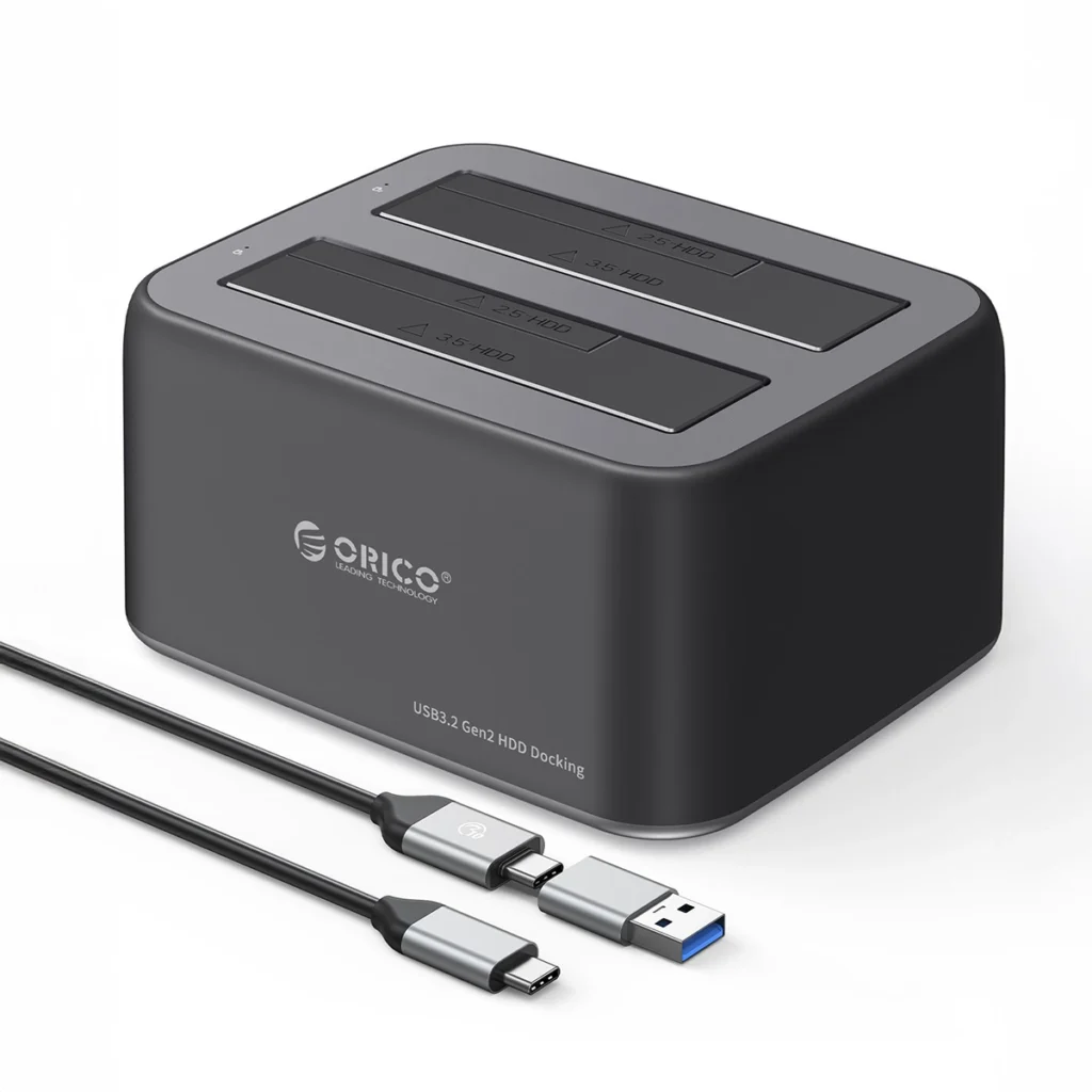 Base para Disco Duro de  Puertos USB C ORICO C V Acceso Rápido y Seguro a tus Datos