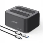 Base para Disco Duro de 2 Puertos USB-C ORICO 6829C3-V1: Acceso Rápido y Seguro a tus Datos