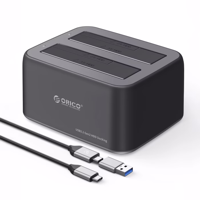 Base para Disco Duro de  Puertos USB C ORICO C V Acceso Rápido y Seguro a tus Datos