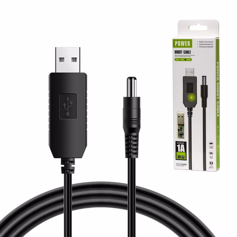 Cable USB a Plug DC V A Boost OX Energía para tus Dispositivos en Cualquier Lugar