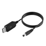 Cable USB a Plug DC 12V 1A (Boost) OX1170: Energía para tus Dispositivos en Cualquier Lugar, Cable USB a 12V Plug DC