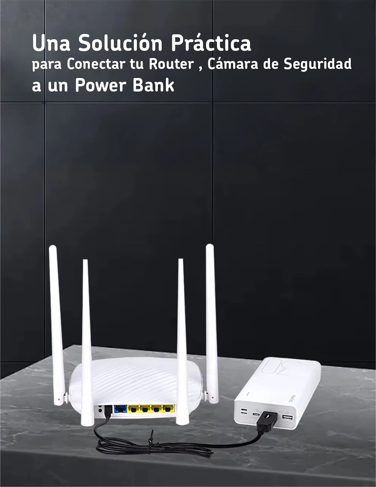 Cable USB a Plug DC 12V 1A (Boost) OX1170: Energía para tus Dispositivos en Cualquier Lugar, Cable USB a 12V Plug DC