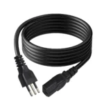 Cable de Poder Tipo L (Italiano) a C13 3x16AWG American NET GP-130-3L-3x16: Conexión Segura y Certificada para tus Equipos, Cable de Poder 3 en Línea, Enchufe 3 Conector Redondo