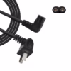 Cable de Poder Tipo  con Terminal de ° American NET GP  L MM Conexión Segura y Ahorro de Espacio Enchufe Plano de ° Conector C de  Grados