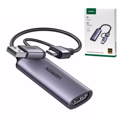 Capturadora HDMI UGREEN CM  Graba y Transmite en pHz con Ultra Baja Latencia