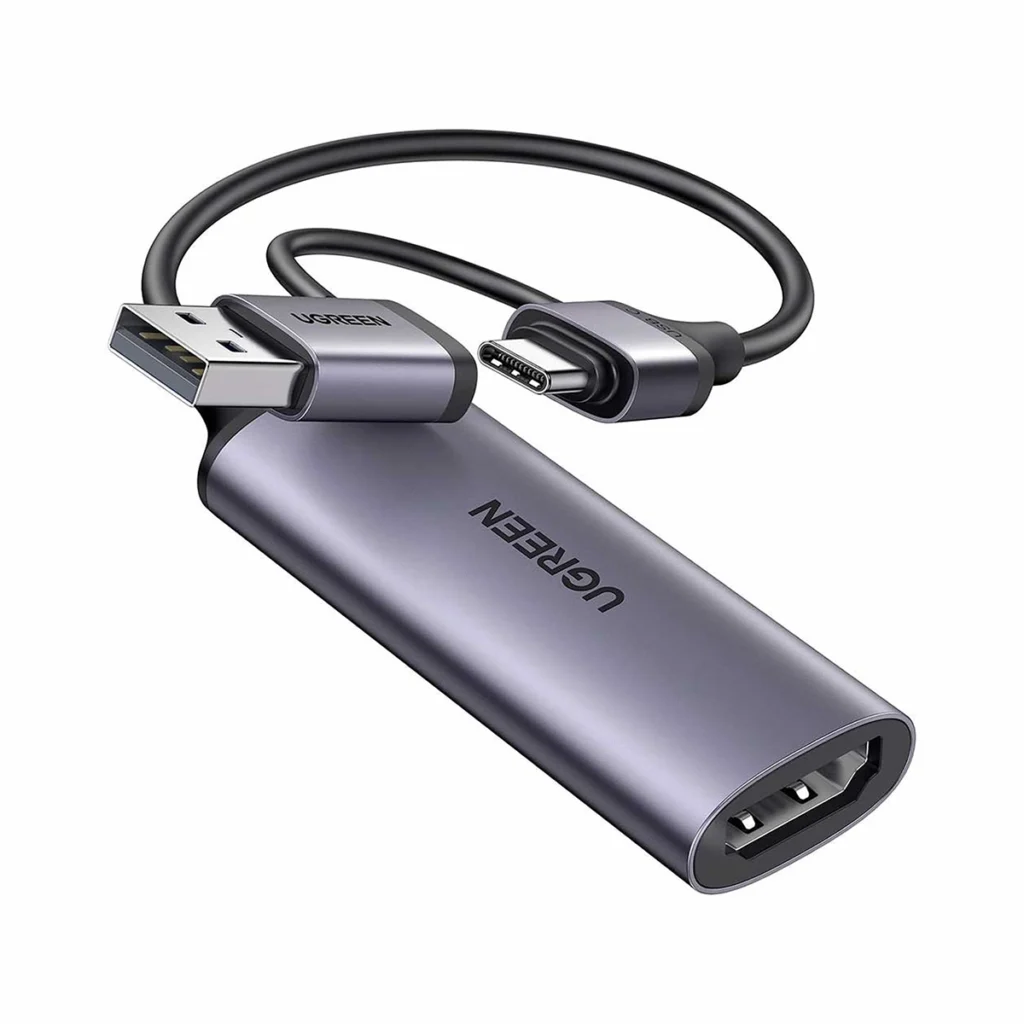 Capturadora HDMI UGREEN CM  Graba y Transmite en pHz con Ultra Baja Latencia