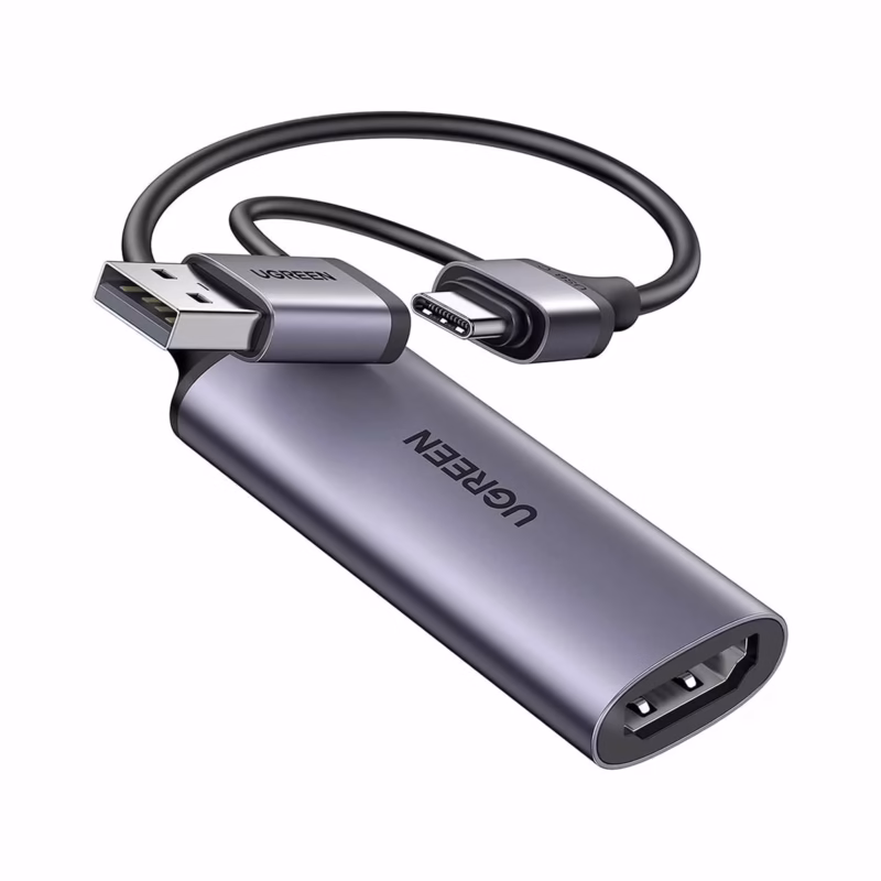 Capturadora HDMI UGREEN CM  Graba y Transmite en pHz con Ultra Baja Latencia