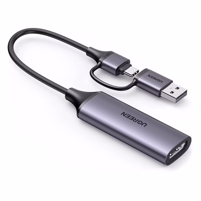 Capturadora HDMI UGREEN CM  Graba y Transmite en pHz con Ultra Baja Latencia