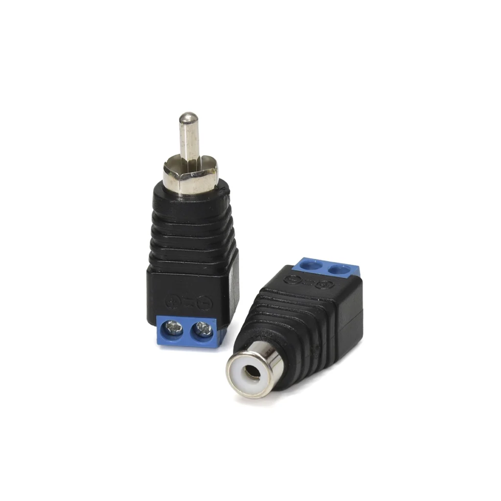 Conector Bornera RCA Macho/Hembra American Net GP-300-PJ-RCA (Pack 2): Conexiones RCA Fáciles y Seguras