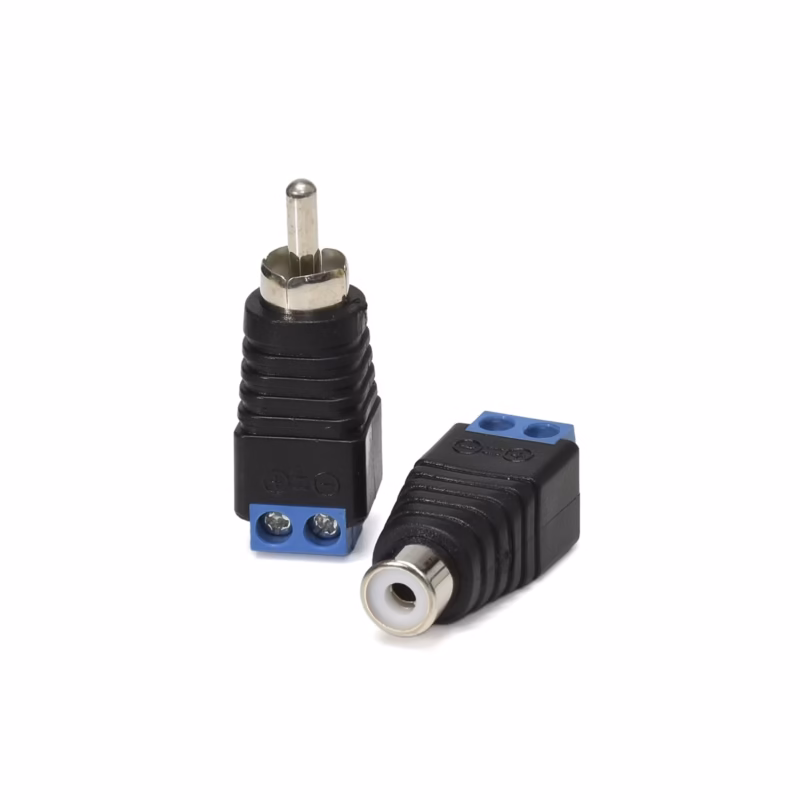 Conector Bornera RCA MachoHembra American Net GP  PJ RCA Pack  Conexiones RCA Fáciles y Seguras