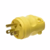 Enchufe Industrial A NEMA  P High Full Max HFM PM M Resistencia y Confiabilidad para Uso Rudo Plug AC Amarillo A V Macho