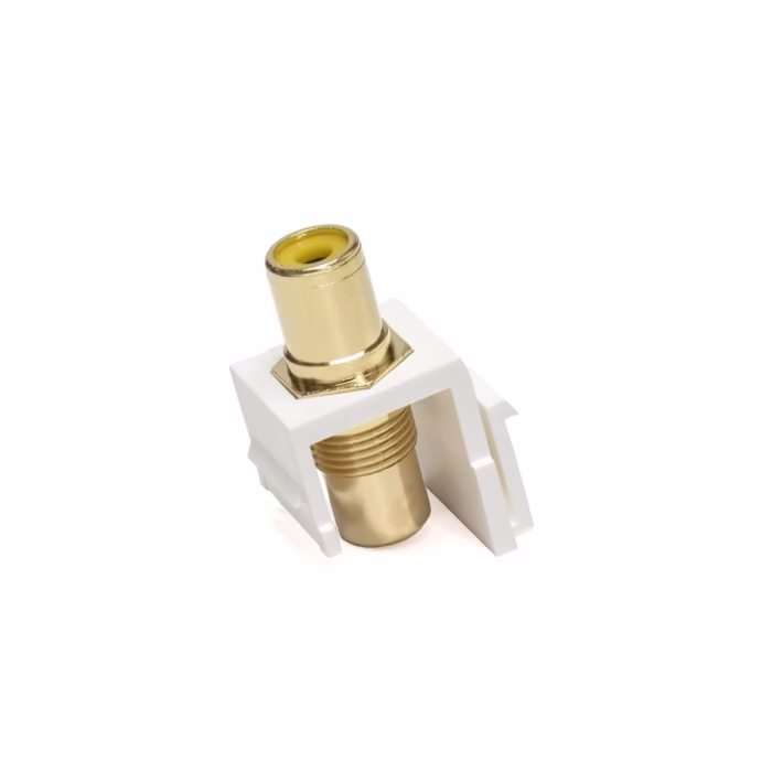 Jack RCA de Video Tipo Keystone Finder AC TM  Conexión Profesional y Discreta para tus Instalaciones Jack RCA Keystone RCA RCA para Placa de Pared
