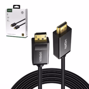 Cable DisplayPort a HDMI 4K 30Hz 2 Metros Ugreen 10202 (DP101): Imagen Nítida y Conexión Confiable