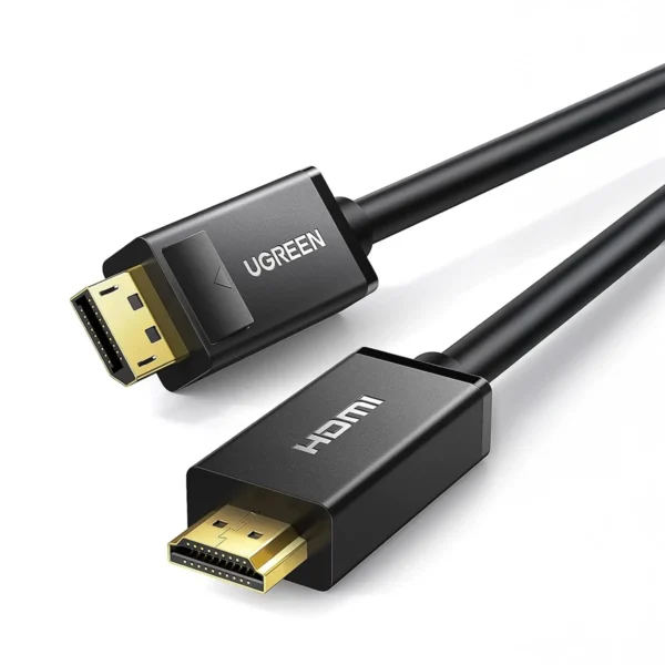 Cable DisplayPort a HDMI 4K 30Hz 2 Metros Ugreen 10202 (DP101): Imagen Nítida y Conexión Confiable