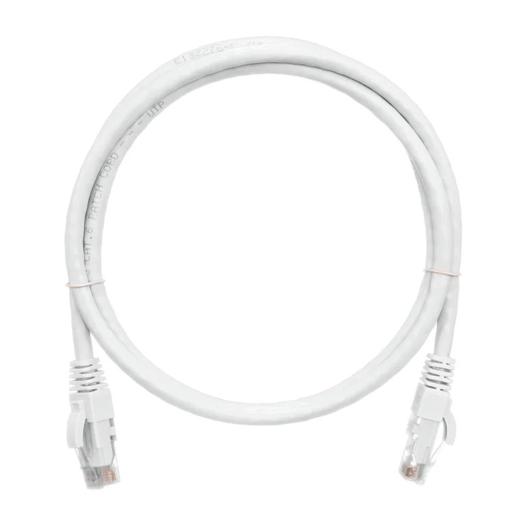Cable Patch Cord Cat6 1 Metro Blanco LSZH LT USA LT-PC6-1B: Conexión Gigabit Confiable y Segura