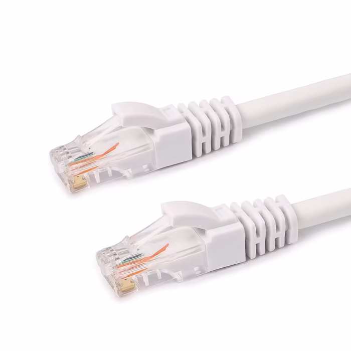 Cable Patch Cord Cat  Metro Blanco LSZH LT USA LT PC B Conexión Gigabit Confiable y Segura