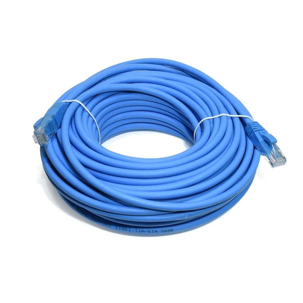 Cable Patch Cord Cat  Metros Azul LSZH LT USA LT PC  Red Gigabit de Largo Alcance y Alta Seguridad