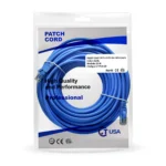 Cable Patch Cord Cat6 20 Metros Azul LSZH LT USA LT-PC6-20: Red Gigabit de Largo Alcance y Alta Seguridad