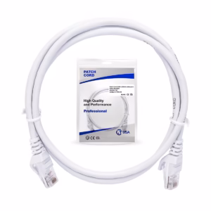 Cable Patch Cord Cat6 2 Metros Blanco LSZH LT USA LT-PC6-2B: Conexión de Red Rápida y Confiable