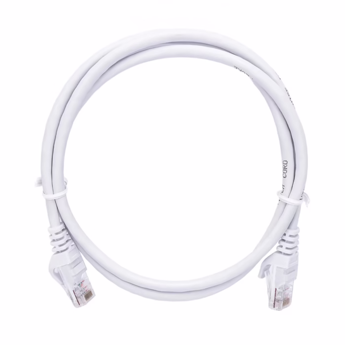 Cable Patch Cord Cat  Metros Blanco LSZH LT USA LT PC B Conexión de Red Rápida y Confiable