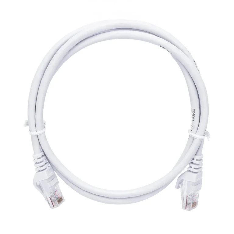 Cable Patch Cord Cat6 2 Metros Blanco LSZH LT USA LT-PC6-2B: Conexión de Red Rápida y Confiable