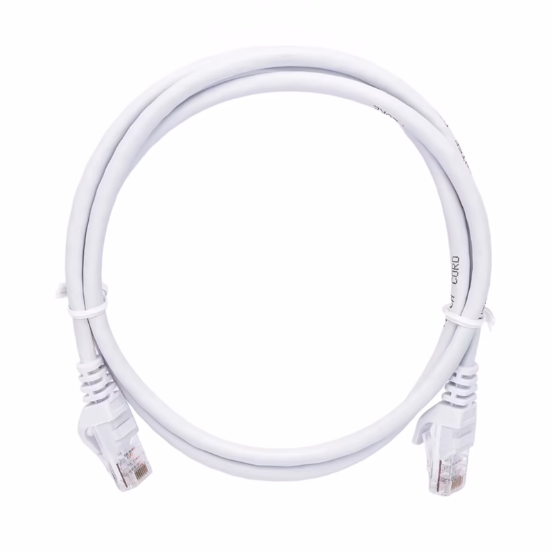 Cable Patch Cord Cat  Metros Blanco LSZH LT USA LT PC B Conexión de Red Rápida y Confiable