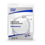 Cable Patch Cord Cat6 2 Metros Blanco LSZH LT USA LT-PC6-2B: Conexión de Red Rápida y Confiable