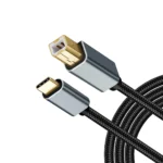 Cable USB-C a Impresora USB-B 1.8m Glink GP-015-TC3: Conexión Premium para tus Dispositivos de Impresión