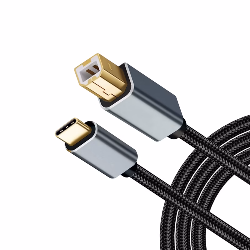 Cable USB-C a Impresora USB-B de 1.8MT Glink GP-015-TC3_____02 Cable USB C a Impresora USB B m Glink GP TC Conexión Premium para tus Dispositivos de Impresión