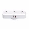 Enchufe Triple con Carga Rápida USB C PD y QC LDNIO SC Potencia y Versatilidad en un Diseño Compacto