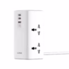 Extensión Eléctrica W GaN con  Tomas y  USB  USB C PD   USB A QC LDNIO SC Potencia y Seguridad para tu Hogar u Oficina Extensión de Corriente con USB