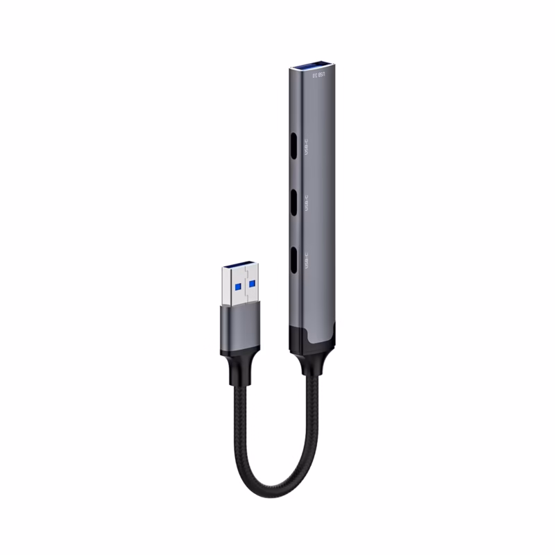 HUB USB con  Puertos USB C y  Puerto USB  LDNIO DS U Expansión Versátil para tu Dispositivo
