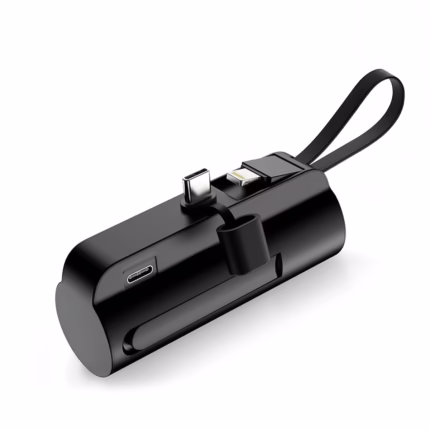 Power Bank de 5000mAh RECRSI RE-PB040-mini: Carga Rápida y Portátil para tu iPhone y Dispositivos USB-C