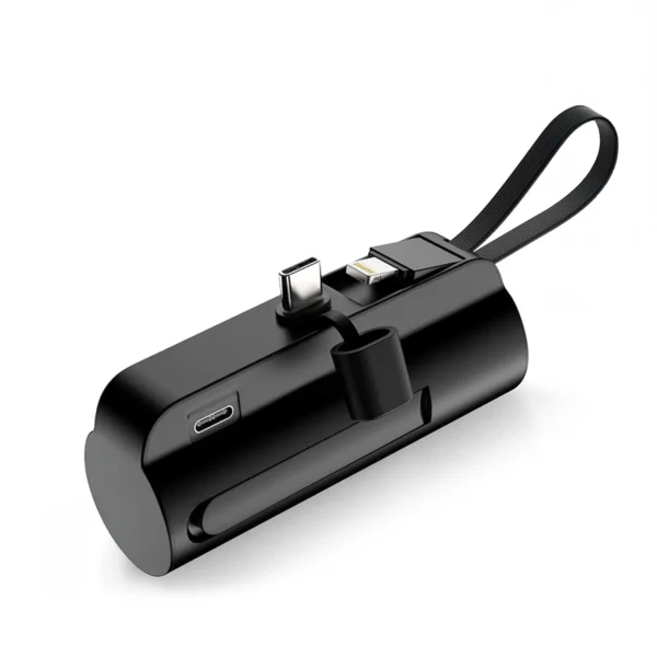 Power Bank de 5000mAh RECRSI RE-PB040-mini: Carga Rápida y Portátil para tu iPhone y Dispositivos USB-C