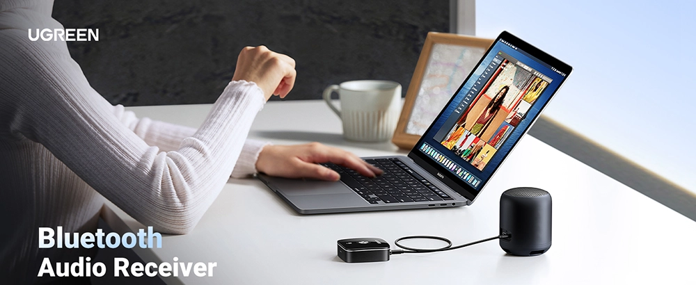 Receptor de Audio Bluetooth Ugreen CM106 (40759): Transforma tu Equipo de Sonido en Inalámbrico con Calidad Hi-Fi