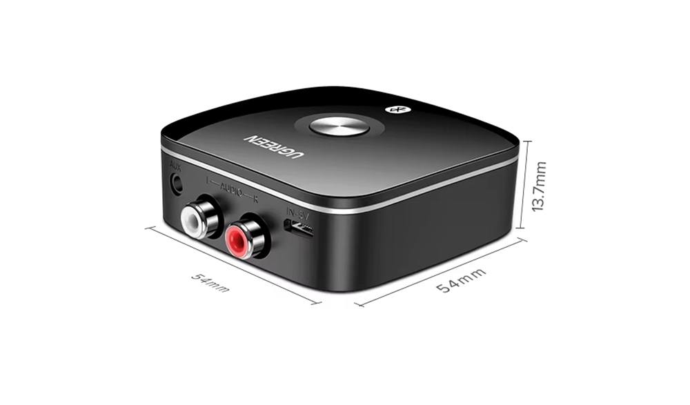 Receptor de Audio Bluetooth Ugreen CM106 (40759): Transforma tu Equipo de Sonido en Inalámbrico con Calidad Hi-Fi