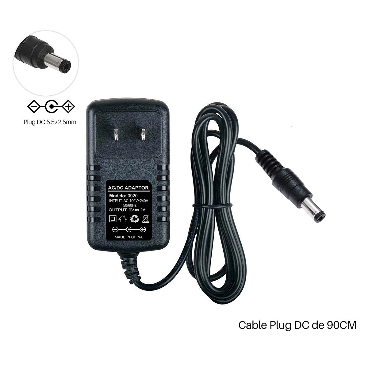 Adaptador de Voltaje 9V 2A Tronic 9V2A-DC1: Energía Estable y Potente para tus Dispositivos