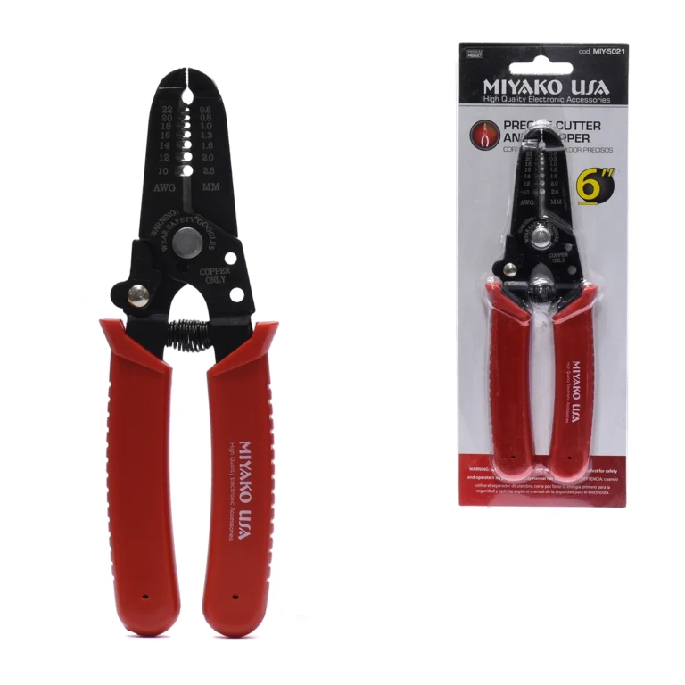 Alicate Pelacables Multipropósito 6" Miyako USA MIY-5021: ¡Pela y Prensa con Precisión!