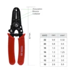 Alicate Pelacables Multipropósito 6" Miyako USA MIY-5021: ¡Pela y Prensa con Precisión!