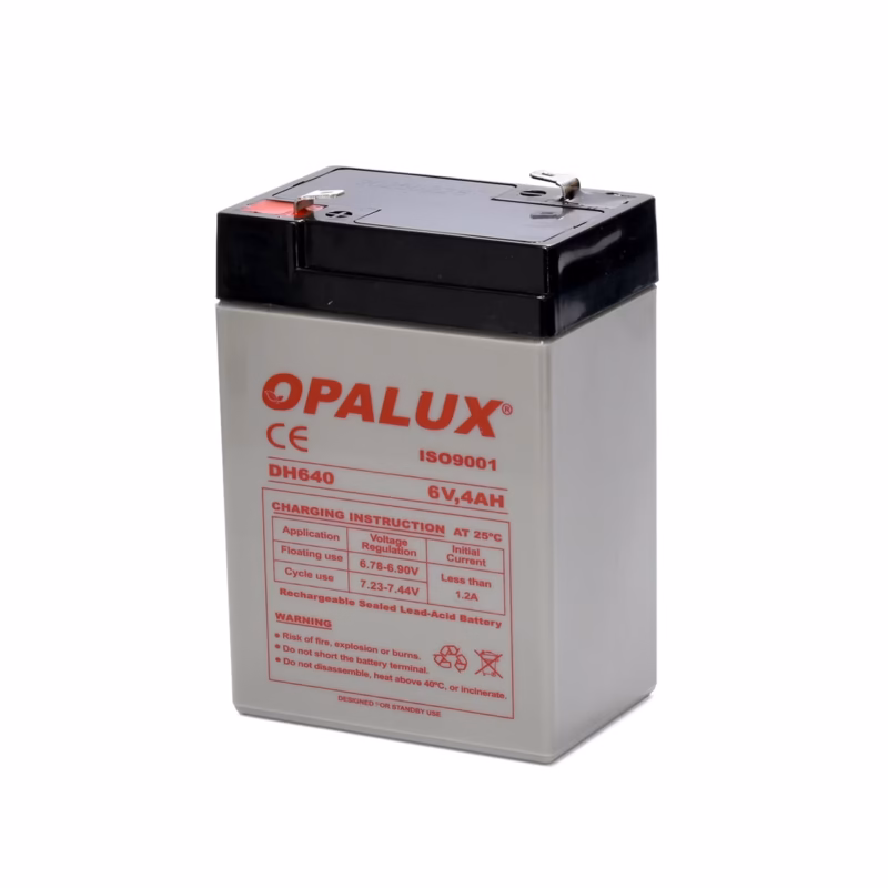 Batería Seca Recargable V Ah Opalux DH  Energía Confiable para Emergencias y Equipos de V