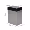 Batería Seca Recargable V Ah Opalux DH  Energía Confiable para Emergencias y Equipos de V
