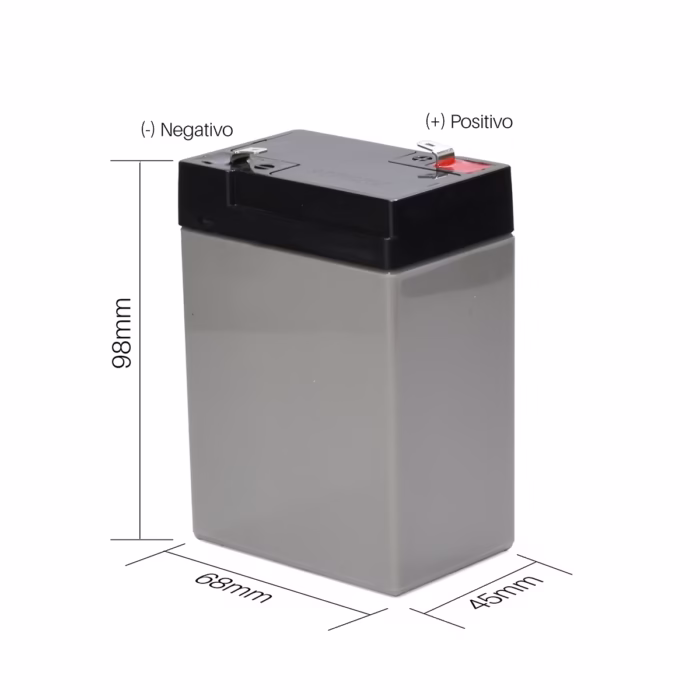 Batería Seca Recargable V Ah Opalux DH  Energía Confiable para Emergencias y Equipos de V