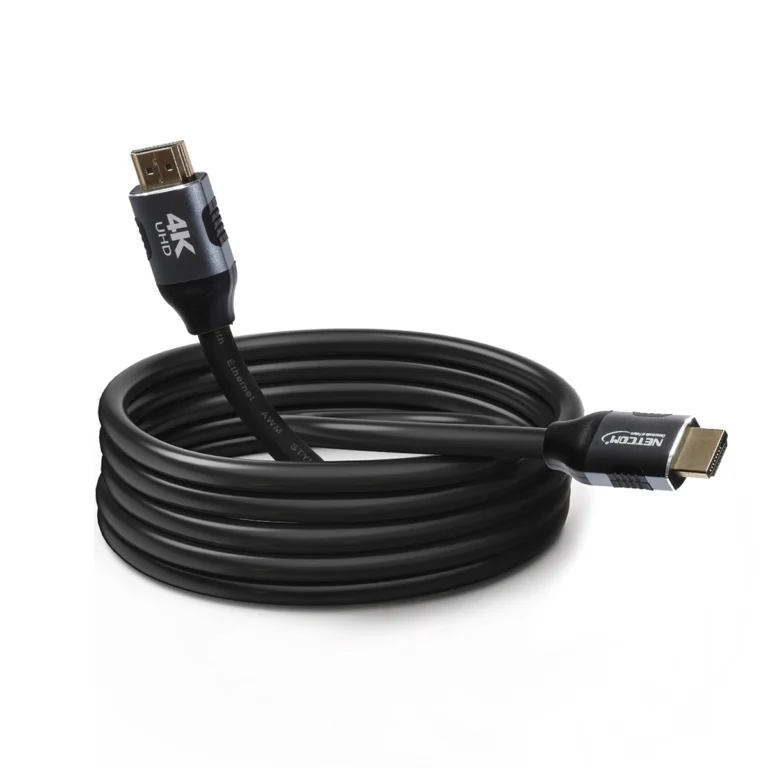Cable HDMI 4K 1.8m 100% Cobre NETCOM PE-HD0102: Imagen Ultra HD y Sonido Superior, HDMI Netcom 4K 1.8MT
