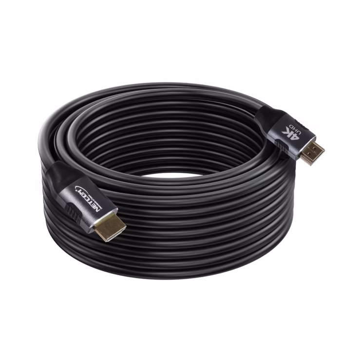Cable HDMI K  Metros  Cobre NETCOM PE HD Conexión Ultra HD a Máxima Distancia Pasiva Cable HDMI NETCOM  Metros