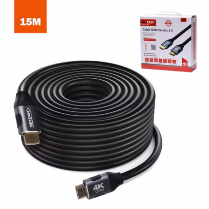 Cable HDMI K  Metros  Cobre NETCOM PE HD Máximo Alcance con Calidad Premium Cable HDMI NETCOM M K v