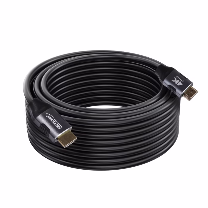 Cable HDMI K  Metros  Cobre NETCOM PE HD Máximo Alcance con Calidad Premium Cable HDMI NETCOM M K v